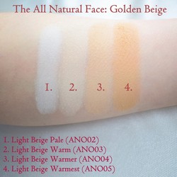 Основа Light Beige Warm - Golden Beige (The All Natural Face)
